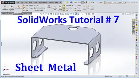 solidworks 2015 sheet metal box|sheet metal in solidworks 2021.